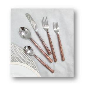 Juego de Cubiertos de Acero Inoxidable Dorado Brillante de Lujo, Cuatro Piezas, Duradero, Cuchillo, Tenedor, Cuchara, para Hoteles, Restaurantes, Bodas - Product Image 5