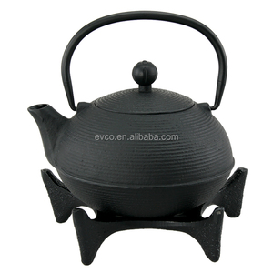 Kyusu 30 Oz Cast Iron Tea Pot and <b>Trivet</b> Set - Product Image 1