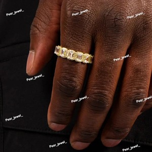 Anillo de Diamante Moissanite de Diseño Único para Mujer, Joyería de Compromiso con Plata de Ley Duradera, Disponible a Precio de Mayoreo - Product Image 2