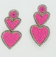 Boucles d'oreilles brodées de perles plaquées or de luxe sur mesure de haute qualité, classiques pour mariages, fêtes, usage quotidien, plaquées rhodium, cadeau