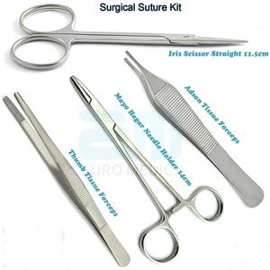 Kits de dissection chirurgicale manuels de la plus haute qualité, microchirurgie, acier inoxydable, certifiés CE, classe I, certifiés ISO13485, 3 ans - Product Image 5