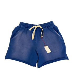 Shorts en jean délavé pour homme, style streetwear, avec ourlet brut, pour collections tendance (OEM) - Product Image 6