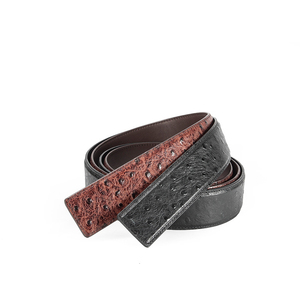 Ceinture en cuir de vachette de 3,8 cm de largeur avec boucle en acier pour homme - Écologique et imperméable - Product Image 6
