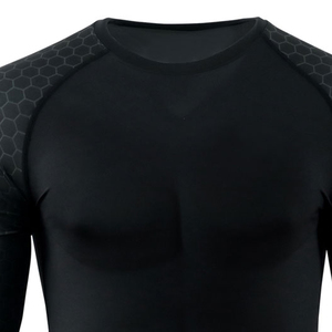 2026 Latest Design Light Weight Men's Rash Guard Factory Made Customized Logo Printing Low MOQ Sports Wear for <b>Boys</b> - Product Image 4