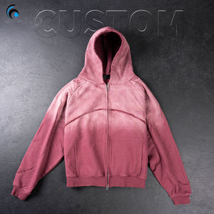 Cheap price Unisex Color Blank hoodies for white <b>label</b> Hooded Sweatshirts Regular Fit Cotton Knitted Casual Hoodies for unisex - Product Image 4