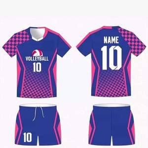 Uniforme de Voleibol Sublimado Personalizado al por Mayor, Conjunto Deportivo de Poliéster para Hombre y Mujer con Impresión de Logotipo - Product Image 1