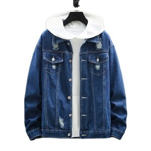 <b>Denim</b> <b>Coats</b> Jackets Men Turn Down Collar Full Sleeve Jacket Casual Regular Single Breasted Slim Fit Simple <b>Coat</b> Autumn Winter - Product Image 6