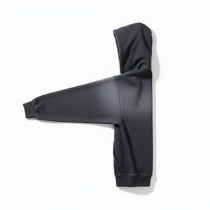 Custom Acid Wash Hoodie Men Heavyweight Drop Shoulder Patch Pocket Distressed Vintage Ripped Streetwear Fleece Sweatshirt - Product Image 3