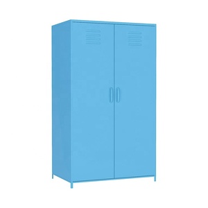 Tủ quần áo kim loại giá rẻ, đựng đồ chơi và quần áo, nội thất phong cách Bắc Âu, tủ sắt cho trẻ em - Product Image 1