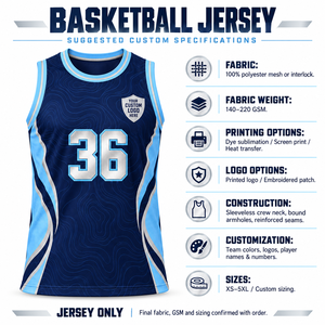 Camiseta de Baloncesto Personalizada, Tejido Transpirable de Secado Rápido, con Opciones de Número, Nombre y Logotipo, Malla sin Mangas, Cuello Redondo - Product Image 6