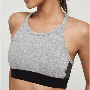 Sujetador deportivo para mujer, ropa interior para gimnasio, entrenamiento, correr, color blanco sólido, sujetador deportivo tipo body butter en venta - Product Image 2