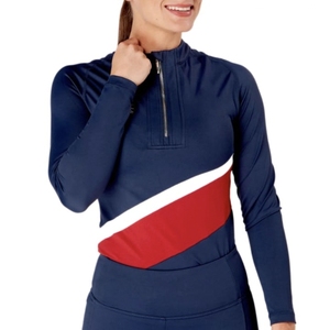 Chemise de base à manches longues pour l'équitation ODM pour femmes, coupe ajustée et anti-transpiration, par Alexandria - Product Image 4