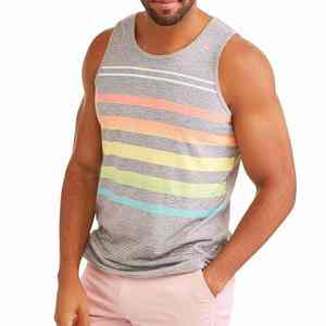 Manufacturer Custom sublimation Logo Sleeveless <b>Vest</b> Fitness Wear Men's Tank Tops for <b>Bodybuilding</b> High Quality Men Gym Clothing - Product Image 1