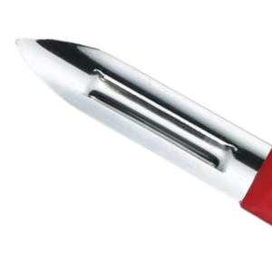 Éplucheur de légumes rouge en acier inoxydable, lame tranchante, poignée ergonomique, outil de cuisine pour éplucher les pommes de terre, les carottes, les concombres et les fruits - Product Image 6