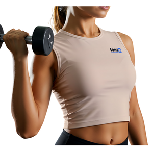 2025 impresión personalizada sublimación OEM ODM mujeres gimnasio Activewear secado rápido estirable poliéster Fitness Tank Top Premium - Product Image 3