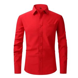 Chemise boutonnée pour homme sur mesure, personnalisée, décontractée, infroissable, respirante et confortable - Product Image 1