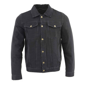 Wholesale New Fashionable <b>Men's</b> Winter Plus Size Denim Jacket with Front Logo and Flowers Decoration Eco-Friendly - Product Image 5