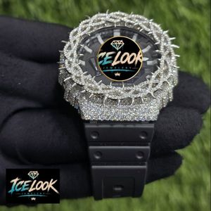 Reloj de Cuarzo LOOK de Edición Limitada con Esfera de Lujo, Cristal de Zafiro, Bisel de Moissanita y Correa de Acero Inoxidable para Uso Diario o Regalo - Product Image 3
