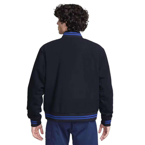 Men's Unisex Winter Varsity <b>Quilted</b> Windbreaker Jackets College Baseball Bomber Vintage 100% <b>Wool</b> Eco-Friendly Breathable Casual - Product Image 2