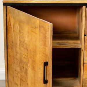 Console et buffet à deux portes Vandana Pebble Elara pour des intérieurs modernes et élégants - Product Image 4