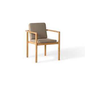 Silla de Comedor de Madera Maciza de Alta Calidad con Cojín de Tela – Asiento de Diseño Escandinavo para Restaurante, Hotel y Comercio - Product Image 6