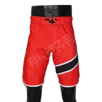 Short de gymnastique de rue haute personnalisé pour hommes confort solide entraînement sportif Compression Fitness entraînement athlétique ceinture élastique peignée