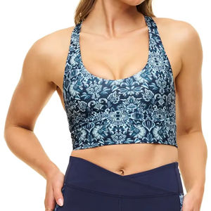 เสื้อชั้นในกีฬาผู้หญิง ราคาถูก ขายดี น้ำหนักเบา แห้งเร็ว ซัพพอร์ตสูง ระบายอากาศดี เป็นมิตรกับสิ่งแวดล้อม โลโก้ด้านหน้า เหมาะสำหรับออกกำลังกาย - Product Image 1