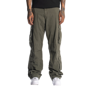 Pantalones Cargo Color Caqui para Hombre FITNESS CONCEPTS, Corte Recto, Cierre de Cremallera, Estilo Casual, Múltiples Bolsillos, Spandex/Nylon, Antiestáticos - Product Image 3