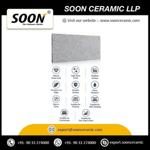 SOON CERAMIC LLP Marbre DOVER WHITE 7D-1 Calcite Grande dalle polie Design moderne écologique Modèle 3D pour mur de salon - Product Image 6