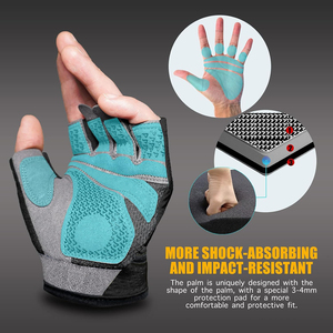 Gants de musculation unisexes respirants, légers, antidérapants, à demi-doigts, confortables, pour la musculation et l'entraînement, très demandés - Product Image 4