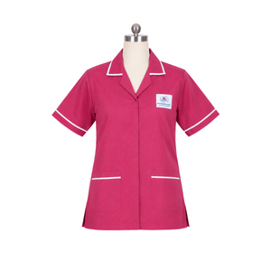Camiseta Profesional para Personal de Hospital, Uniforme Médico con Cuello y Manga Corta, Diseño Transpirable y Cómodo para el Sector Sanitario - Product Image 1