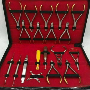 Kit Premium de 18 Piezas de Alicates de Ortodoncia Dental, Acero Inoxidable TC, Juego de Instrumentos Quirúrgicos Básicos para Doblar y Cortar Alambres Dentales - Product Image 6