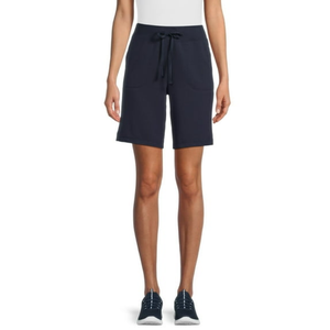 Shorts d'été 2027 en tricot pour femme, 100 % coton French Terry, Bermuda, doux, confortables, unis, diverses couleurs - Product Image 3