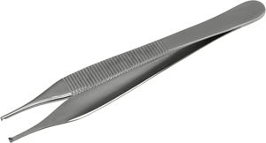 Pinces à tissus Adson en acier inoxydable de qualité supérieure, 12 cm, 1x2 dents, 5 pouces, pinces anatomiques, instruments chirurgicaux, pinces Adson - Product Image 2