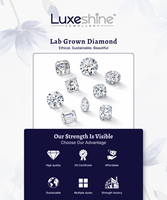 Diamante Sintético Ovalado de 3.00ct, Corte Excelente, VVS2, Certificado IGI, para Joyería, Diamante Suelto al por Mayor