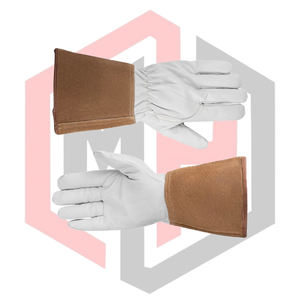 Guantes de Jardinería Resistentes al Fuego, de Cuero Dividido, Cosidos, Sin Silicona, Sin Polvo, 14 Pulgadas - Product Image 6