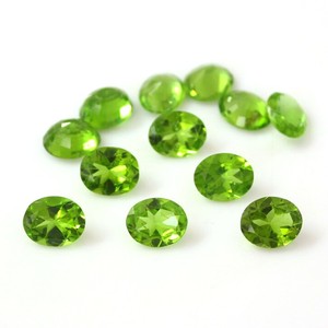Peridoto Verde Natural, Corte Ovalado, Piedras Sueltas Calibradas y Facetadas para Joyería, Venta al Por Mayor de Gemas - Product Image 6