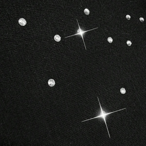 T-shirts pour hommes en coton 100% avec strass de luxe personnalisés, couleur unie, style streetwear décontracté, manches courtes, fournisseur en gros - Product Image 3