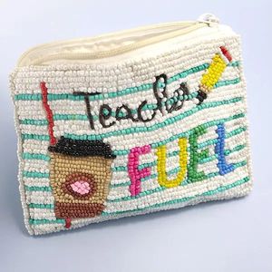 Trendy Fruit Handwork Glass <b>Seed</b> Beaded Coin Purse Mini Cosmetic Bag For Travel Event Gifting Decorative Fashionable Coin Holder - Product Image 3