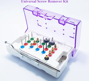 Kit universel de retrait de vis pour implants dentaires, extracteur de vis cassées, guide de perçage, tournevis, Medtrust Surgical OEM, faible MOQ - Product Image 1