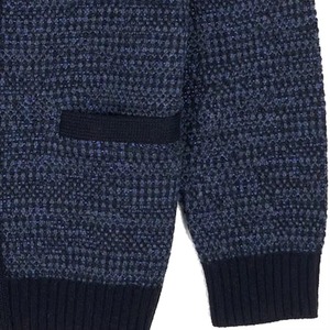 University Unisex <b>Cardigan</b> <b>Sweater</b> with Button V-Neck Long Sleeve Knit Wool/Acrylic Quick-Dry for Winter Customizable Colours - Product Image 4