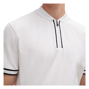 Hot Selling Summer Polyester Cotton Men's Casual Fashion Zipper <b>Polo</b> Shirts <b>Zip</b> <b>Up</b> T Shirt Golf <b>Polo</b> Shirts - Product Image 6