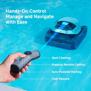 Robot nettoyeur de <span class=keywords><strong>piscine</strong></span> Waterline Cleaning, robot <span class=keywords><strong>aspirateur</strong></span> de <span class=keywords><strong>piscine</strong></span> qui grimpe aux murs, modèle premium - Product Image 3