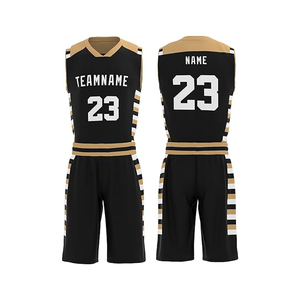 Wholesale Custom Adult Basketball Uniform Set Breathable Quick Dry 100% Polyester Sleeveless Sportswear Plus Size Option Printed - Product Image 1
