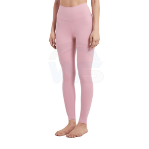 WASI SPORTS Vente directe d'usine Leggings pour femmes de haute qualité en Spandex/Polyester respirant avec taille élastique pour le fitness Nouveauté - Product Image 6