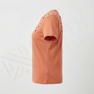 Nueva Llegada, Camisa de Oficina para Mujer, Primavera Otoño, Moda, Estampado Moderno, Vestido Informal para Dama, 240 g/m², 100% Algodón Satinado con Lentejuelas - Product Image 3