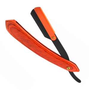 Rasoir de barbier à bord droit de qualité supérieure, lame en acier inoxydable, manche en bois, rasoirs manuels, rasoir à barbe pour hommes, personnalisé - Product Image 2