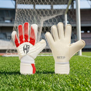 Direct Factory Supplier Comfortable Customize Goalkeeper Gloves With 4mm German Latex Negative Cut Latex Strap - Product Image 2
