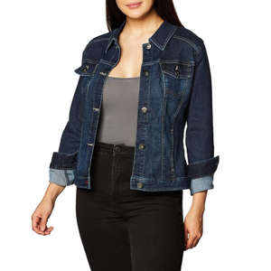 Lightweight Women Denim <b>Jacket</b> Breathable Summer Style Jean Coat Wholesale - Product Image 4