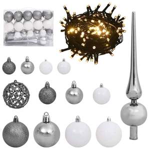 Árbol de Navidad Artificial de 150 LED, 59.06 Pulgadas, Verde, con Luces Navideñas Festivas - Product Image 6